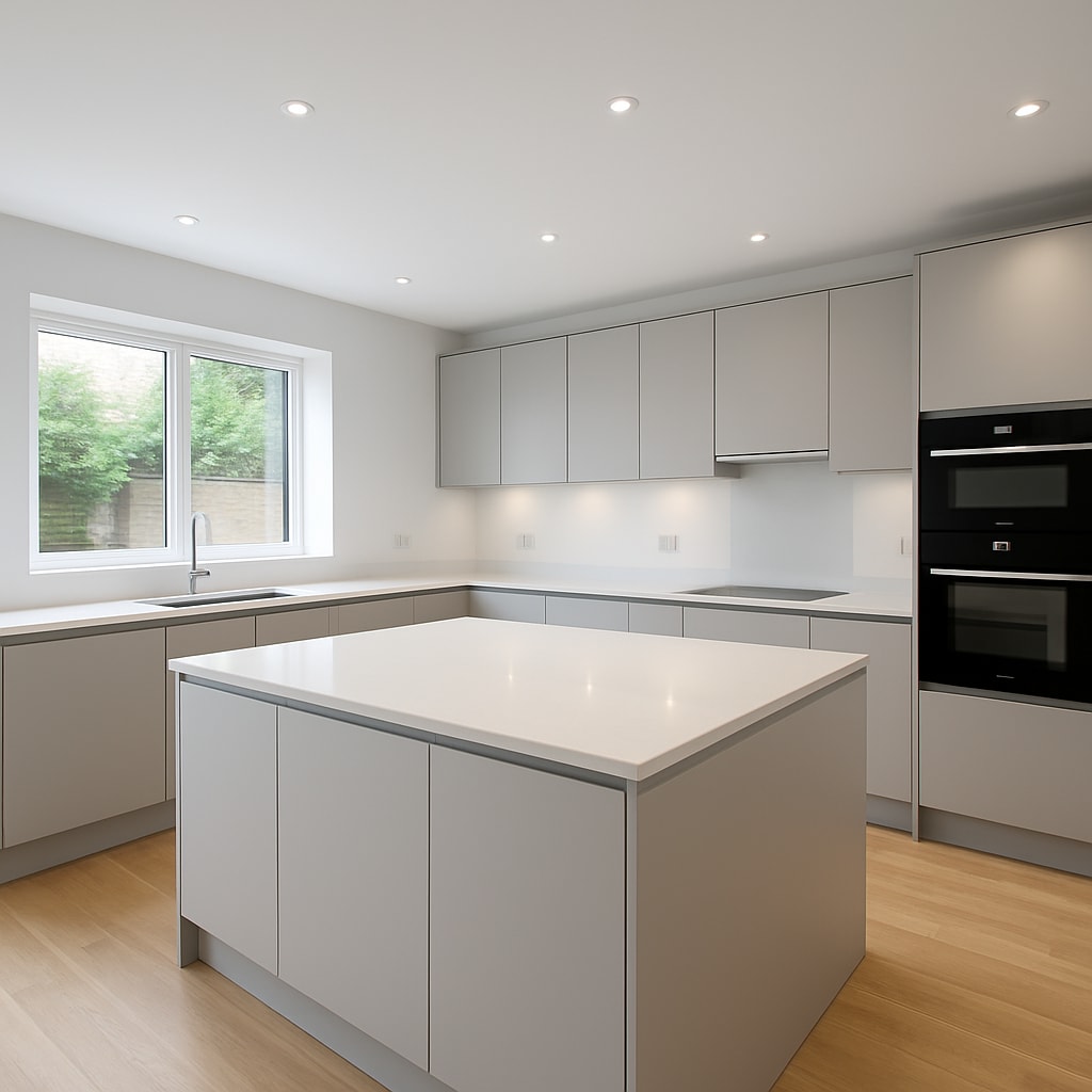 Modern renovated kitchen after work by Kasco Builders